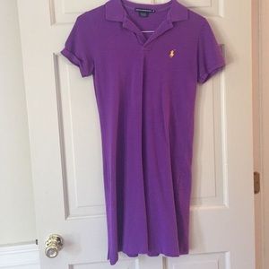 Ralph Lauren polo dress. Small. Purple